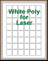 1" x 1.125" RECTANGLE WHITE POLY LASER LABELS Thumbnail