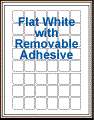 1" x 1.125" RECTANGLE REMOVABLE WHITE LABELS Thumbnail