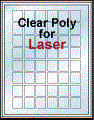 1" x 1.125" CLEAR LASER GLOSSY LABELS Thumbnail
