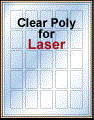 1.25" x 1.75" CLEAR LASER GLOSSY LABELS Thumbnail