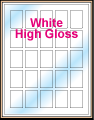 1.25" x 1.75" RECTANGLE GLOSSY WHITE LABELS Thumbnail