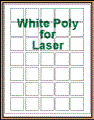 1.3125" x 1.3125" RECTANGLE WHITE POLY LASER LABELS Thumbnail