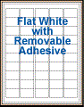 1.5" x 1" RECTANGLE REMOVABLE WHITE LABELS Thumbnail