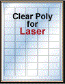 1.5" x 1" CLEAR LASER GLOSSY LABELS Thumbnail