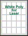 1.5" x 2" RECTANGLE PS RECTANGLE WHITE POLY LASER LABELS Thumbnail