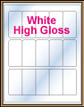 1.5" x 3" RECTANGLE GLOSSY WHITE LABELS Thumbnail
