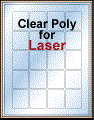 1.625" x 1.8125" CLEAR LASER GLOSSY LABELS Thumbnail
