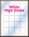 1.625" x 1.8125" RECTANGLE GLOSS WHITE LABELS Thumbnail