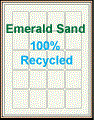 1.625" x 1.8125" EMERALD SAND LABELS Thumbnail