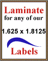 1.625" x 1.8125 CLEAR GLOSS LAMINATE Thumbnail
