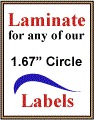 1.67" DIAMETER CIRCLE CLEAR GLOSS LAMINATE Thumbnail