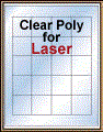 1.8" x 1.8" CLEAR LASER GLOSSY LABELS Thumbnail