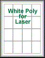 1.875" x 2.5" RECTANGLE WHITE POLY LASER LABELS Thumbnail