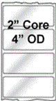 2.25" x 0.6875" ROLL LABELS FOR COMPACT INKJET PRINTERS Thumbnail