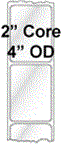 2.25" x 4" ROLL LABELS FOR COMPACT INKJET PRINTERS Thumbnail