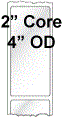 2.25" x 5.25" ROLL LABELS FOR COMPACT INKJET PRINTERS Thumbnail