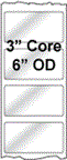 2.5" x 1" INKJET ROLL LABELS Thumbnail