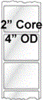 2" x 1.5" ROLL LABELS FOR COMPACT INKJET PRINTERS Thumbnail