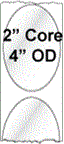 2" x 3" OVALSROLL LABELS FOR COMPACT INKJET PRINTERS Thumbnail