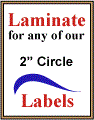 2" CIRCLE  CLEAR GLOSS LAMINATE Thumbnail
