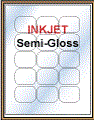 2.0625" x 1.625" WHITE SEMI-GLOSS for INKJET Thumbnail
