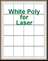 2" x 2" SQUARE WHITE POLY LASER LABELS Thumbnail