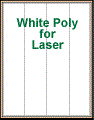 2.125" x 11" RECTANGLE WHITE POLY LABELS Thumbnail