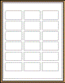 2.375" x 1.25" RECTANGLE UNCOATED WHITE LABELS Thumbnail
