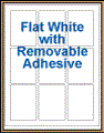 2.375" x 3.25" RECTANGLE REMOVABLE WHITE LABELS Thumbnail