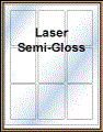 2.375" x 3.25" RECTANGLE WHITE SEMI-GLOSS for LASER Thumbnail