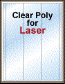 2.5" x 11" CLEAR LASER GLOSSY LABELS Thumbnail
