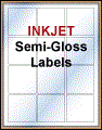 2.5" x 2.5" WHITE SEMI-GLOSS for INKJET Thumbnail