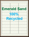 2.625" x 1" EMERALD SAND LABELS Thumbnail