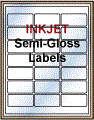 2.625" x 1.25" WHITE SEMI-GLOSS for INKJET Thumbnail