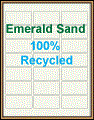 2.625" x 1.25" EMERALD SAND LABELS Thumbnail