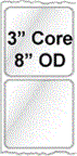 3.5" x 3.5" INKJET DOUBLE CAPACITY ROLL LABELS Thumbnail