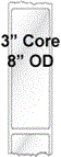 3" x 11" INKJET DOUBLE CAPACITY ROLL LABELS Thumbnail