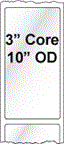 3" x 7" TRIPLE CAPACITY INKJET ROLL LABELS Thumbnail