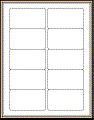3.5" x 2" RECTANGLE UNCOATED WHITE LABELS Thumbnail