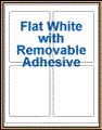 3.75" x 4.75" RECTANGLE REMOVABLE WHITE LABELS Thumbnail