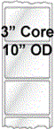 4" x 3" TRIPLE CAPACITY INKJET ROLL LABELS Thumbnail