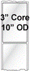 4" x 5" TRIPLE CAPACITY  INKJET ROLL LABELS Thumbnail