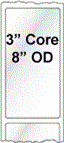 4" x 8" INKJET DOUBLE CAPACITY ROLL LABELS Thumbnail