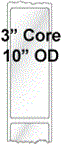 4" x 11" TRIPLE CAPACITY  INKJET ROLL LABELS 4011-TCR Thumbnail