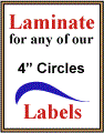 4" CIRCLE CLEAR GLOSS LAMINATE Thumbnail