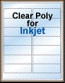 4" x 1.33" CLEAR GLOSSY LABELS Thumbnail