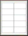 4" x 2" RECTANGLE UNCOATED WHITE LABELS Thumbnail