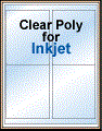 4" x 5" CLEAR GLOSSY LABELS Thumbnail