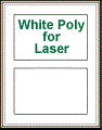 6.75" x 4.25" RECTANGLE WHITE POLY LASER LABELS Thumbnail