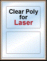 6.75" x 4.25"  CLEAR LASER GLOSSY LABELS Thumbnail